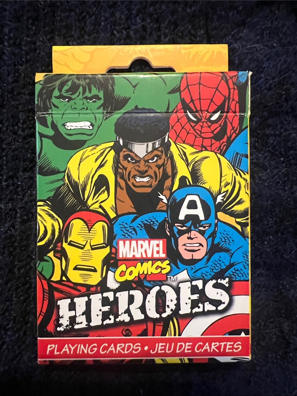MARVEL HEROES playing cards - NEW